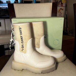 Off White Rain Boots